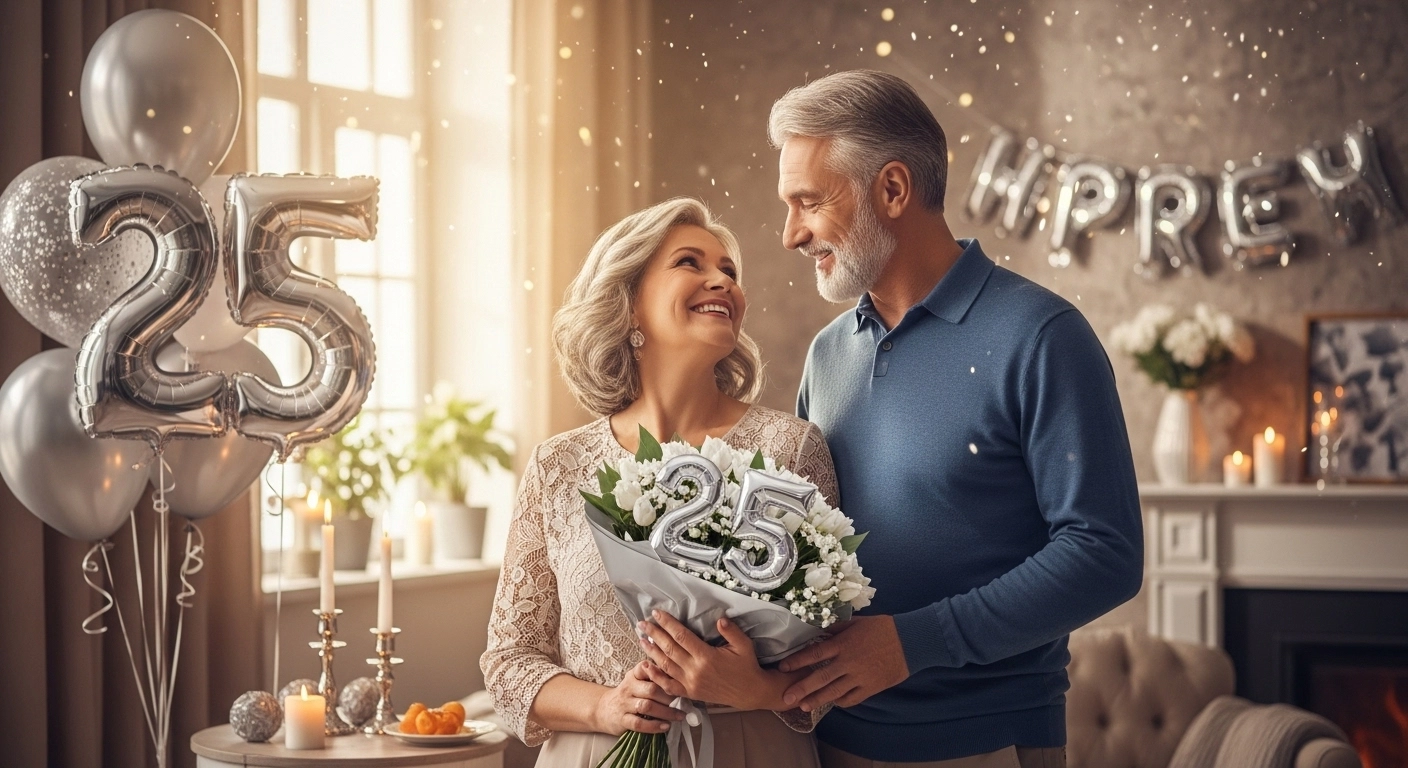 Silver Jubilee 25th Anniversary Wishes