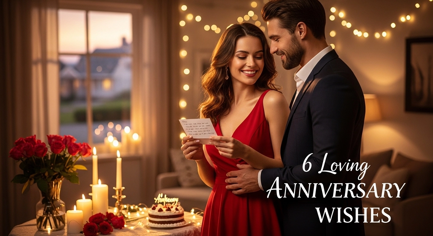 6 Loving Anniversary Wishes