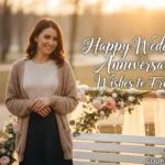 Happy Wedding Anniversary Wishes to Friend