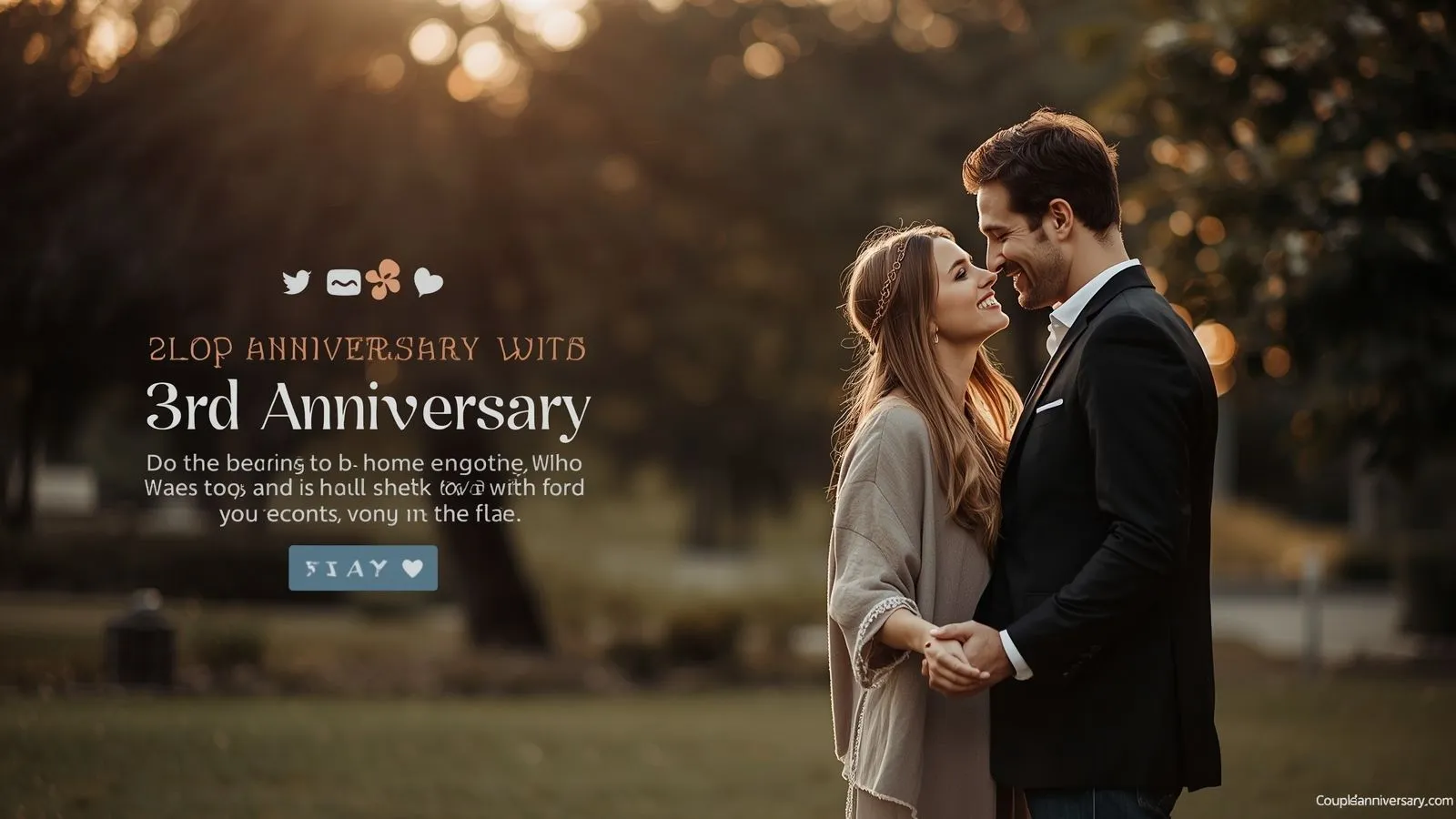 3rd anniversary wishes