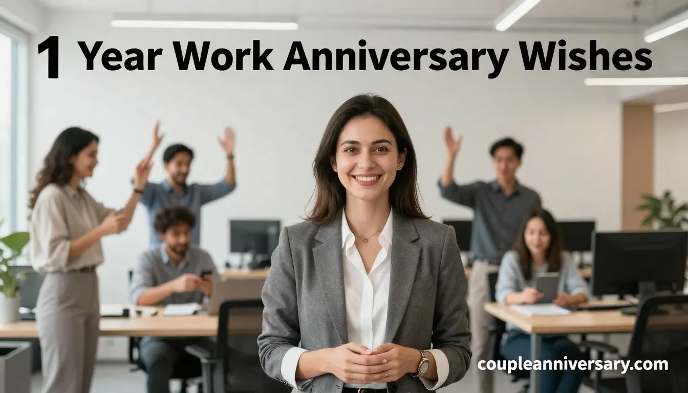 1 Year Work Anniversary Wishes