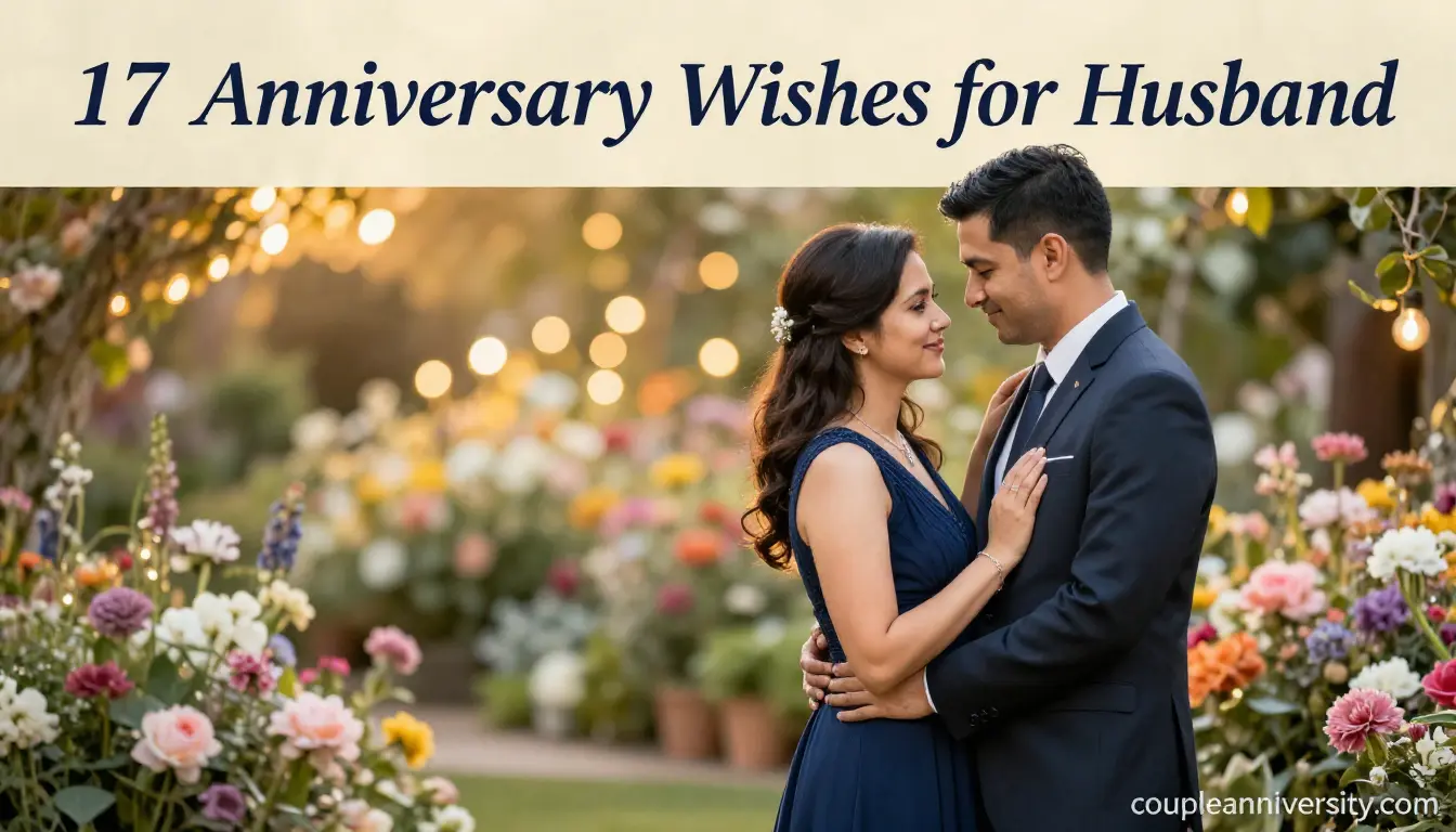 17 Anniversary Wishes for Husband