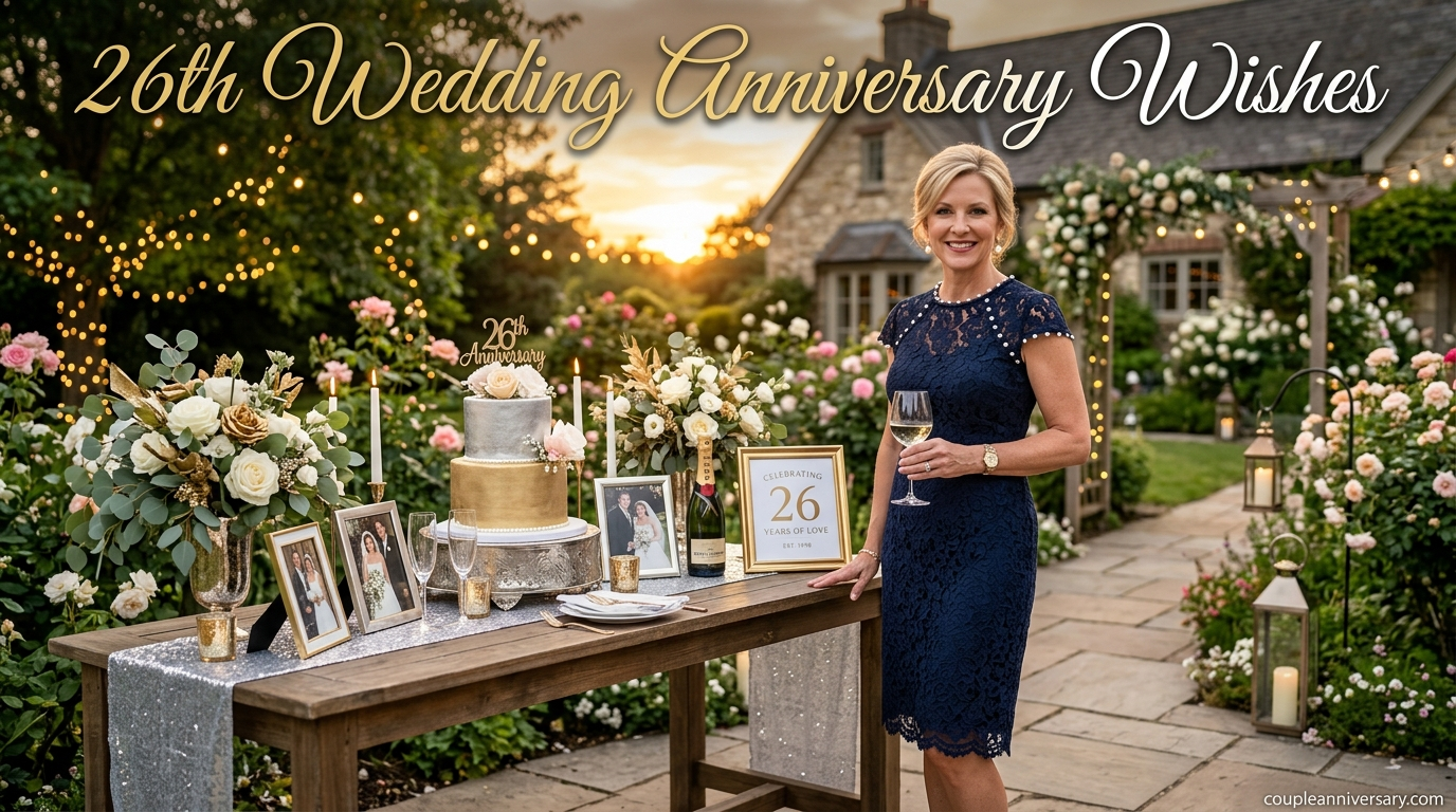 26th Wedding Anniversary Wishes
