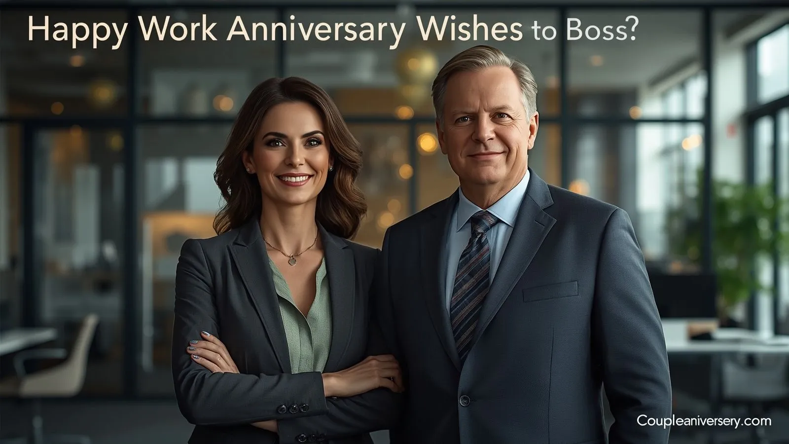 Happy Work Anniversary Wishes to Boss