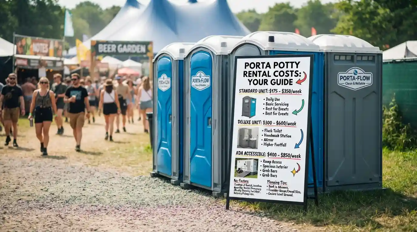How Much Does It Cost to Rent a Porta Potty