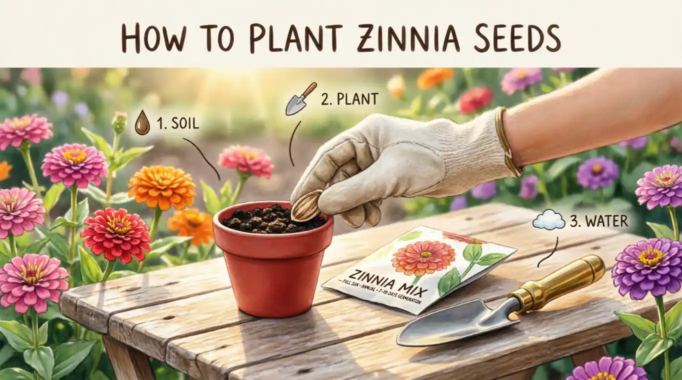 How to Plant Zinnia Seeds