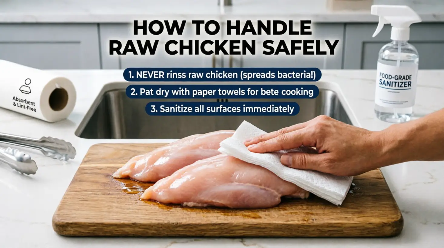 How to Wash Chicken