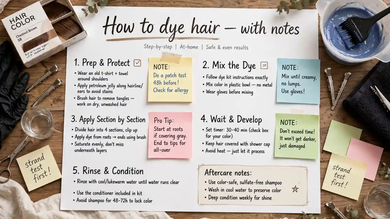 How to Dye Hair
