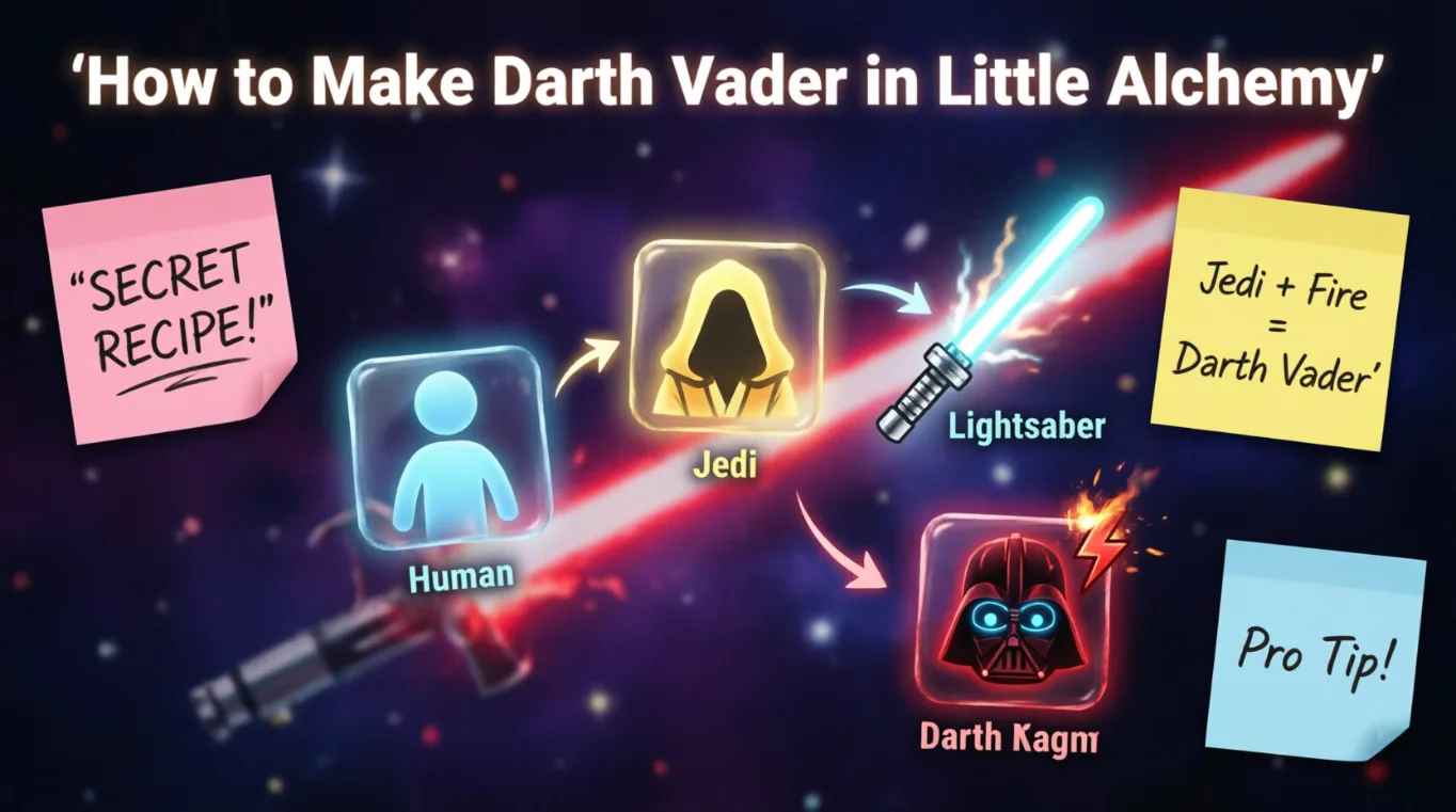 How to Make Darth Vader in Little Alchemy