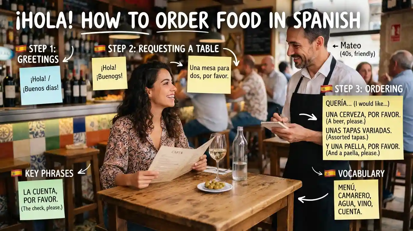 How to Order Food in Spanish