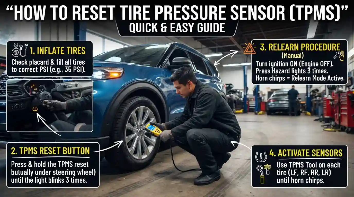 How to Reset Tire Pressure Sensor